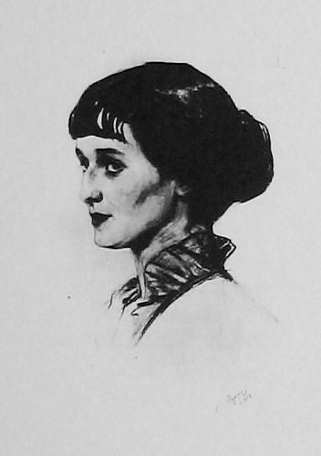 Савелий Сорин. Портрет Анны Ахматовой, 1914 год. Поэтессе здесь 25 лет; в этом же году выйдет её сборник «Чётки», сделавший её знаменитой.